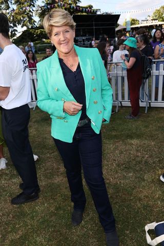 Clare Balding at Pub In The Park All Star Charity Gala 2024 at Chiswick House & Gardens