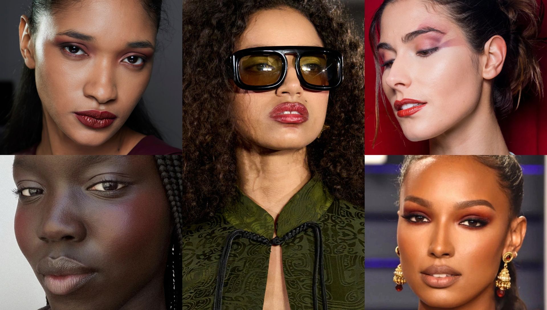 Burgundy made effortless: soft lips and flushed cheeks for fall