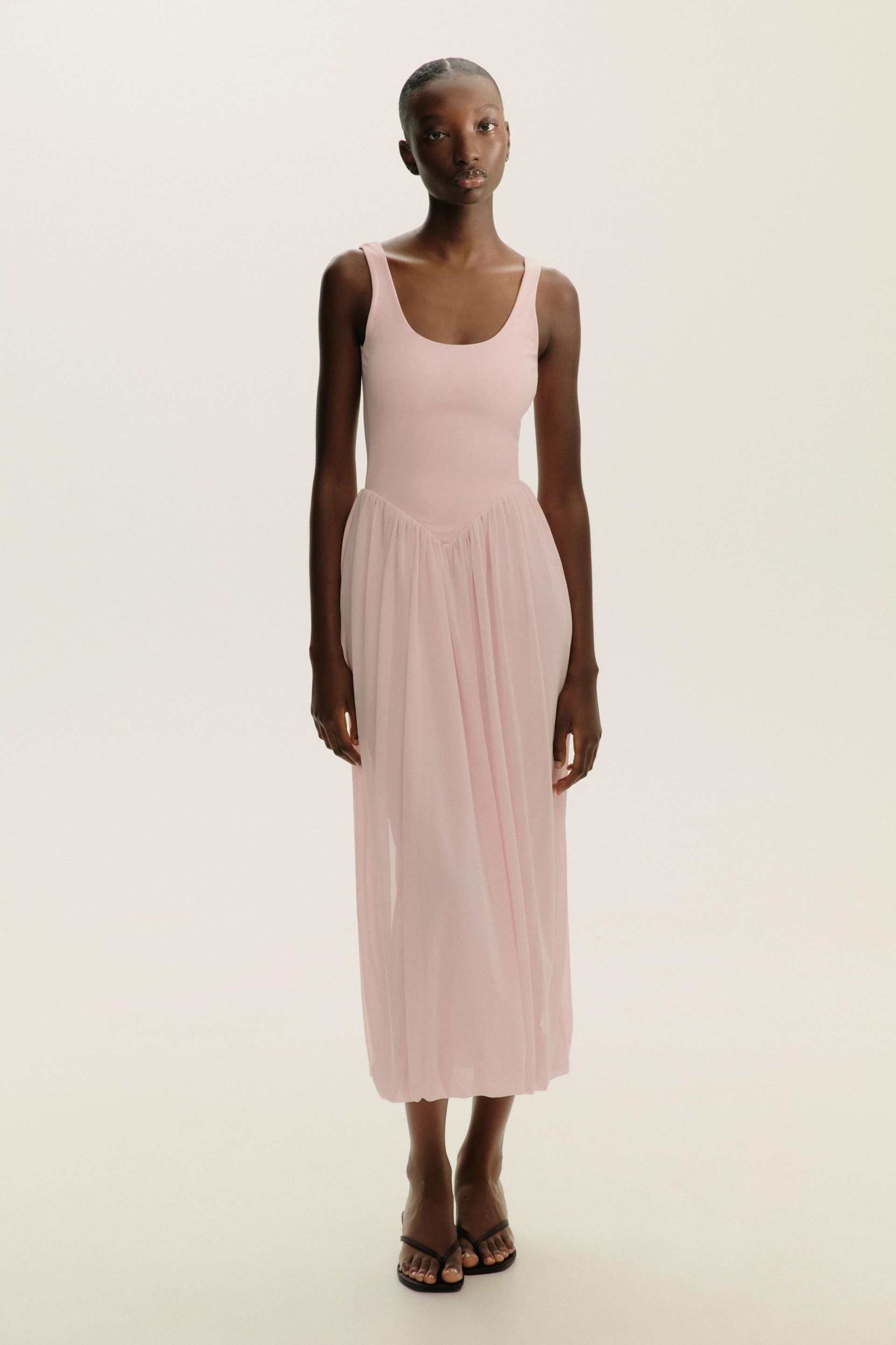 Combination Tulle Dress