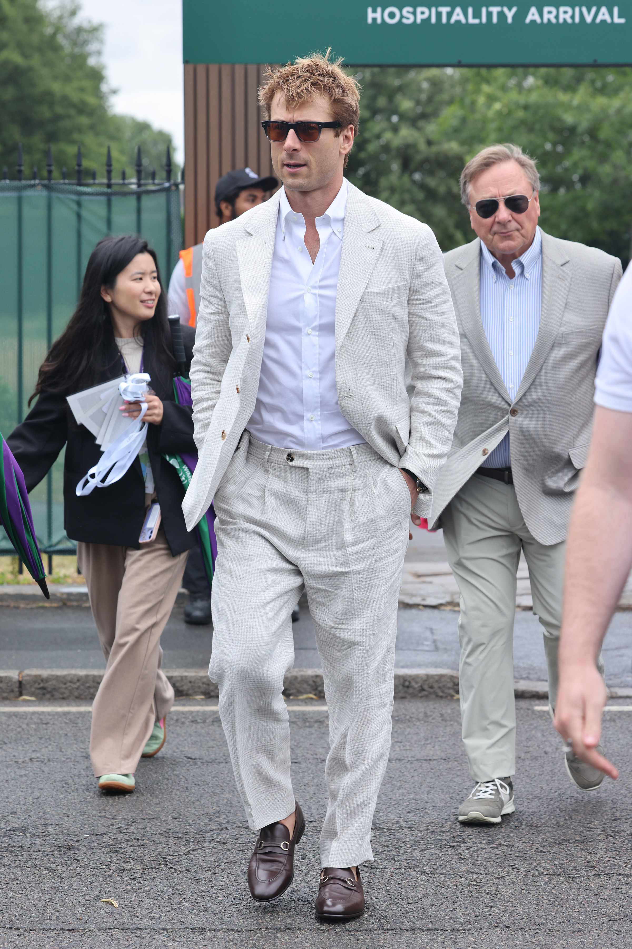 GLEN POWELL WIMBLEDON