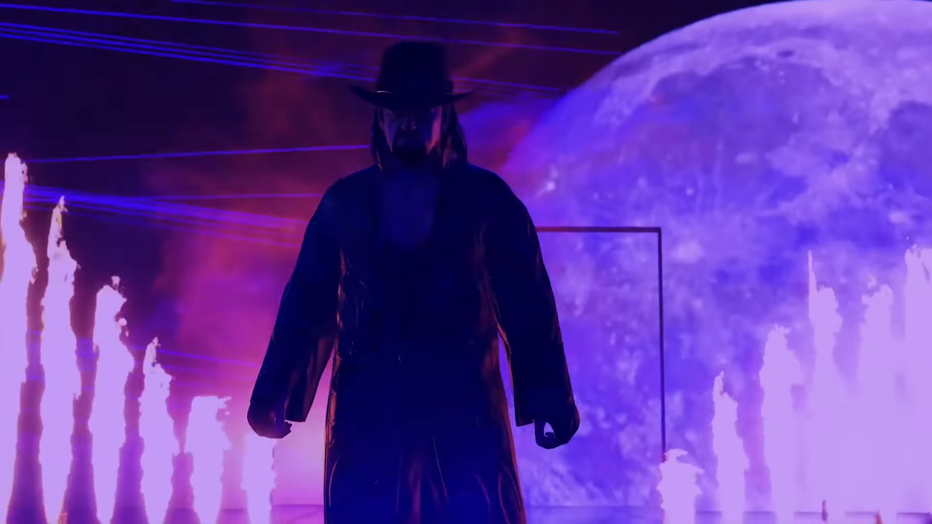 Promotional screenshot of The Undertaker in WWE 2K25