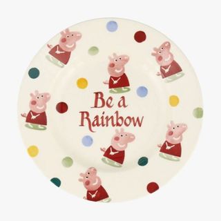 Personalised plate from the Emma Bridgewater x Peppa Pig collection