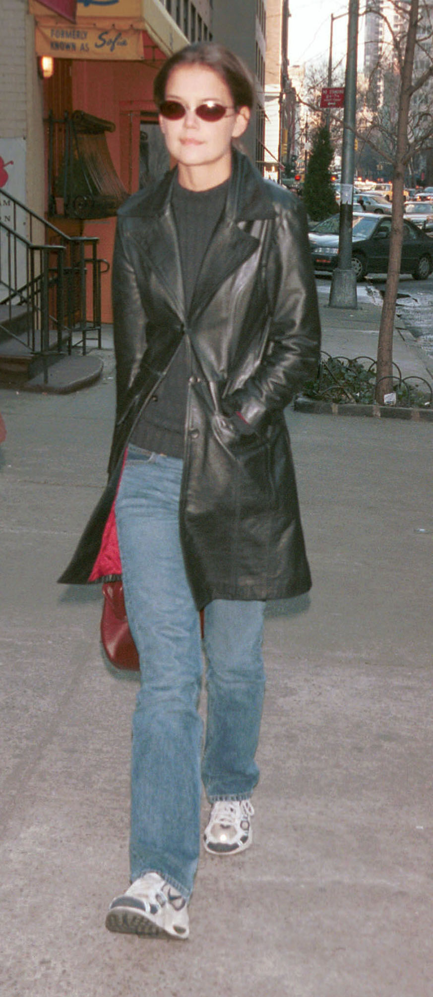 Katie Holmes in 2001 in New York City.