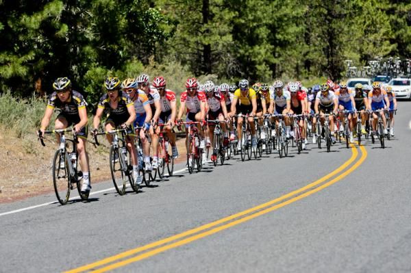 Trek-Livestrong worked hard on the front today to try and hold onto their jerseys.
