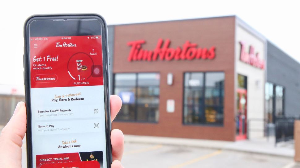 Tim Hortons mobile app