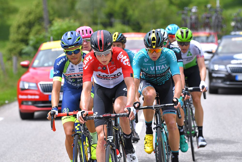 Christian Eiking (Wanty - Groupe Gobert) and Jens Keukeleire (Lotto Soudal)