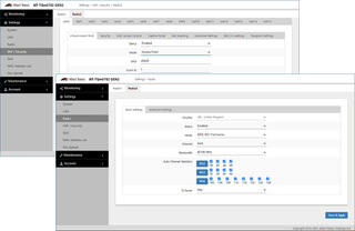 The Allired Telesis dashboard