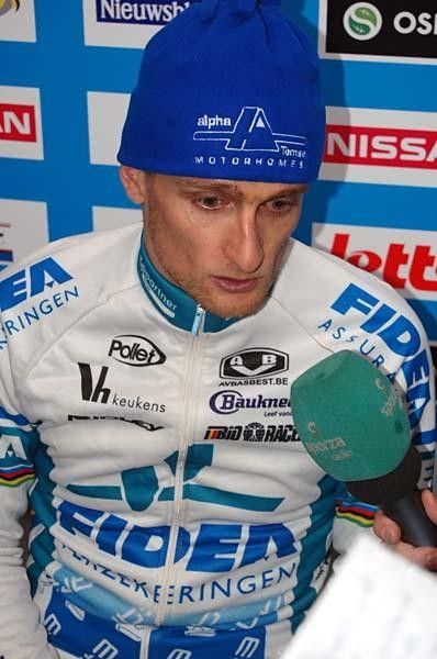 Bart Wellens in the post-race interview.