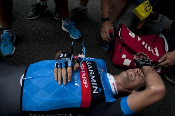 David Millar (Garmin-Sharp) gave it his all to win the Tour de France's 12th stage