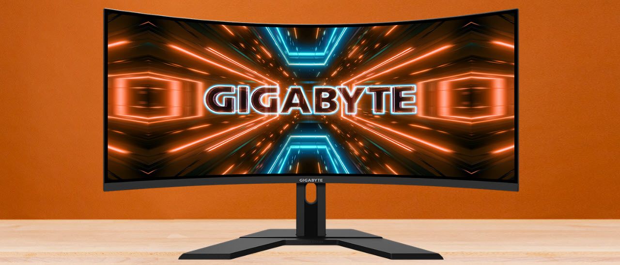 高級スタンド付き GIGABYTE G34WQC ウルトラワイド UWQHD GIGABYTE G34WQC 34