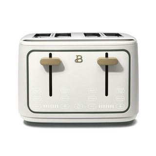 Beautiful 4-Slice Toaster With Touch-Activated Display, White Icing by Drew Barrymore