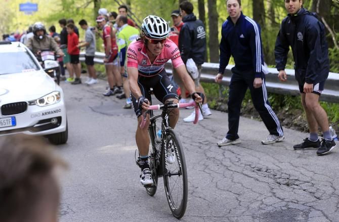 Rigoberto Uran (Omega Pharma QuickStep) had to dig deep
