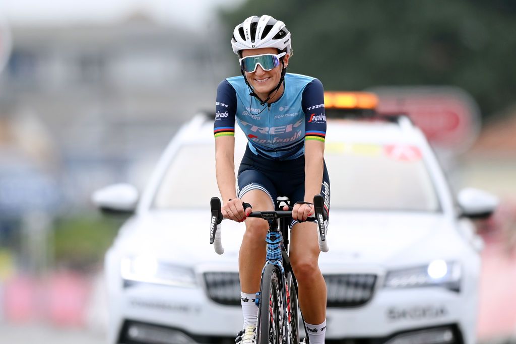 Lizzie Deignan (Trek-Segafredo) in her last race in Great Britain at the Women&#039;s Tour in 2021