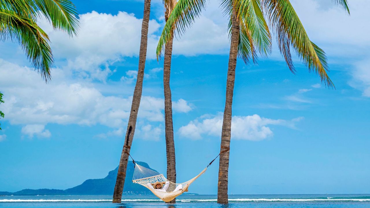 A hammock at Maradiva Villas Resort &amp; Spa, Mauritius