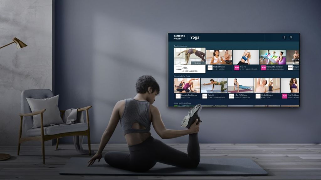 Samsung Health platform is now available for 2020 Samsung Smart TVs