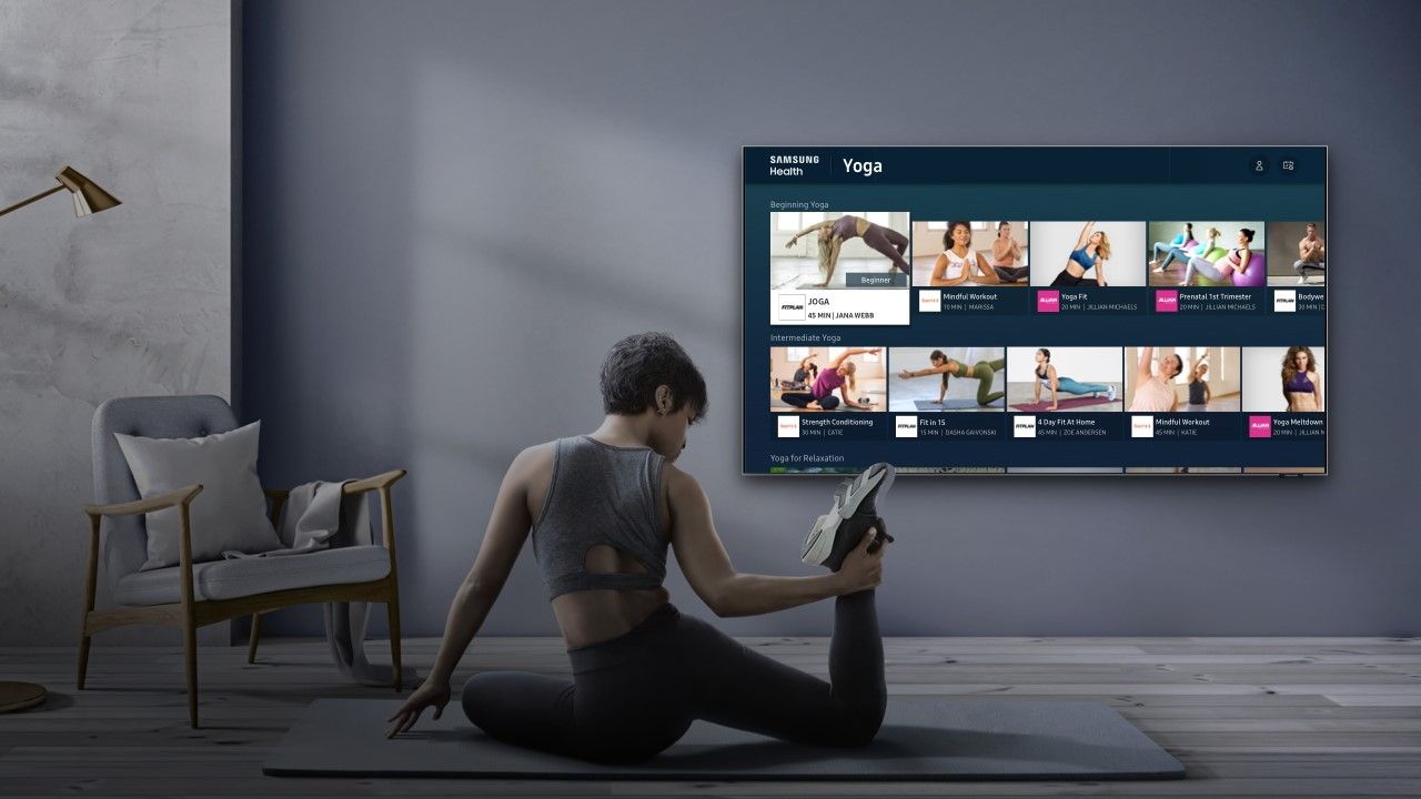 Samsung Health platform is now available for 2020 Samsung Smart TVs