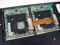 GeForce 9800M GT's, connected in SLI