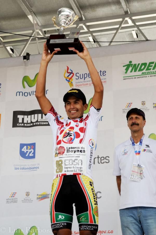Mountains classification winner Fernando Camargo (Loteria Empresa De Energia De Boyaca)