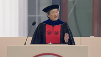 Lisa Su giving MIT's class of 2026 commencement address.
