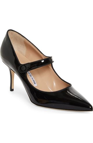 Camparinew Pointed Toe Mary Jane Pump