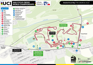 2025 UCI Cyclo-cross World Championships route