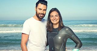 Rylan and Olympic silver medallist, Keri-anne Payne, who will ensuring the safety of the swimmers.