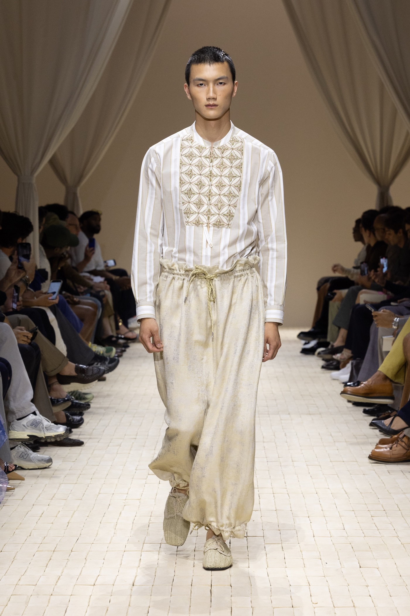 Emporio Armani runway show at Milan Fashion Week S/S 2026