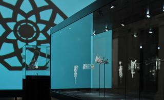 Installation view of Cartier exhibition in Paris