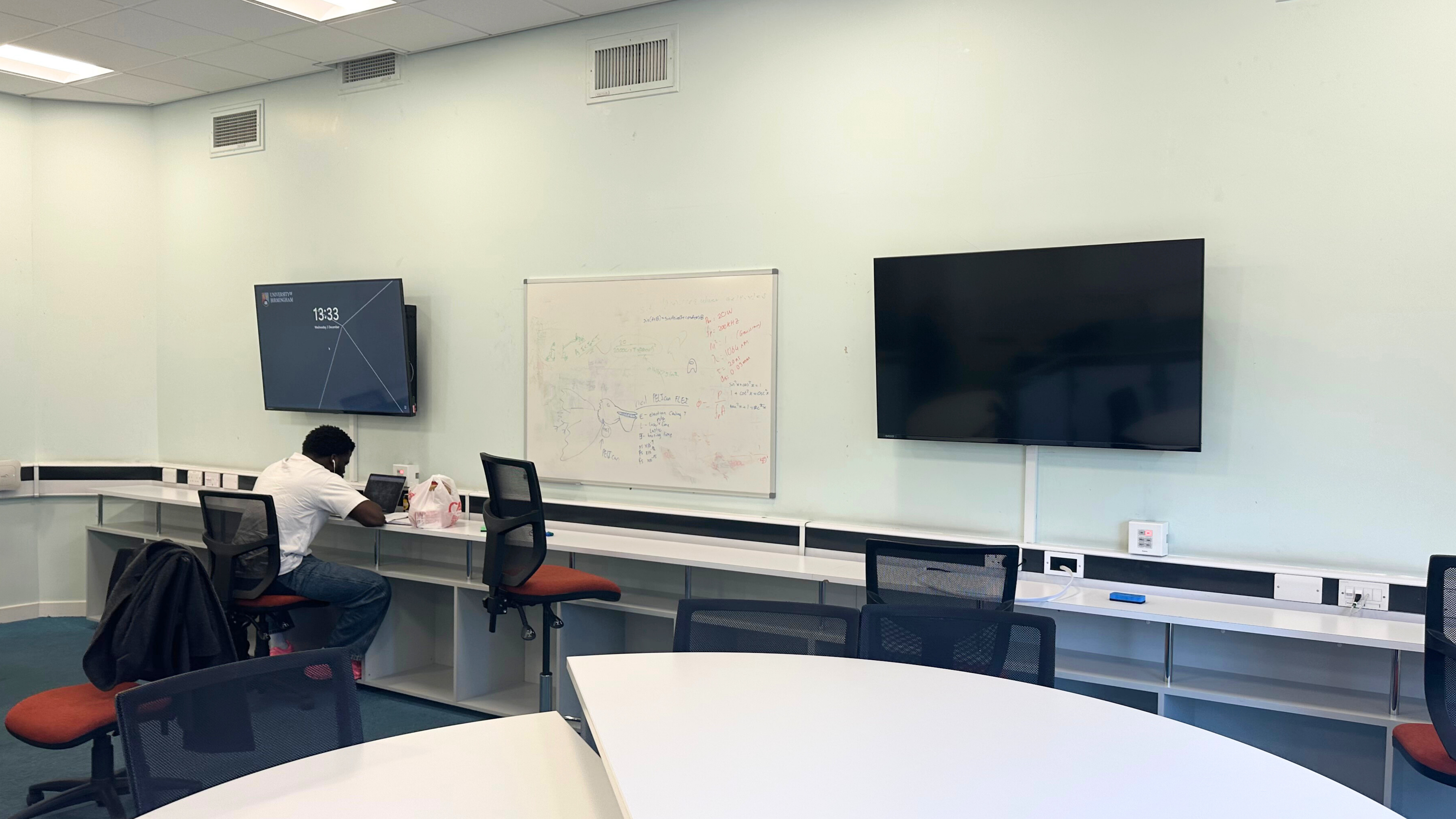 University of Birmingham enhanced classrooms via technology.