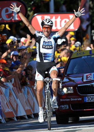 Nicki Sorensen wins, Tour de France 2009, stage 12