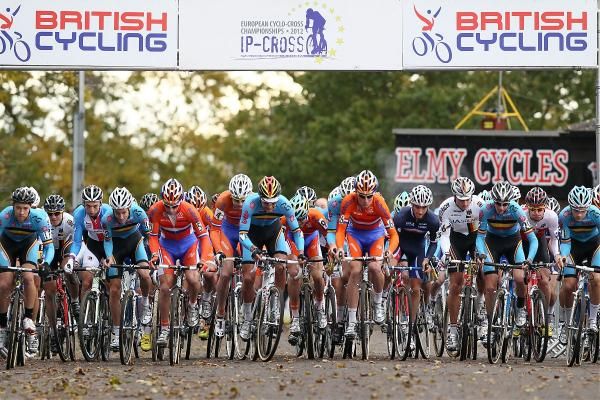 The U23 men's European championship race has begun in Ipswich, England