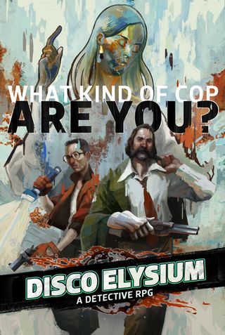 Disco Elysium's cover art