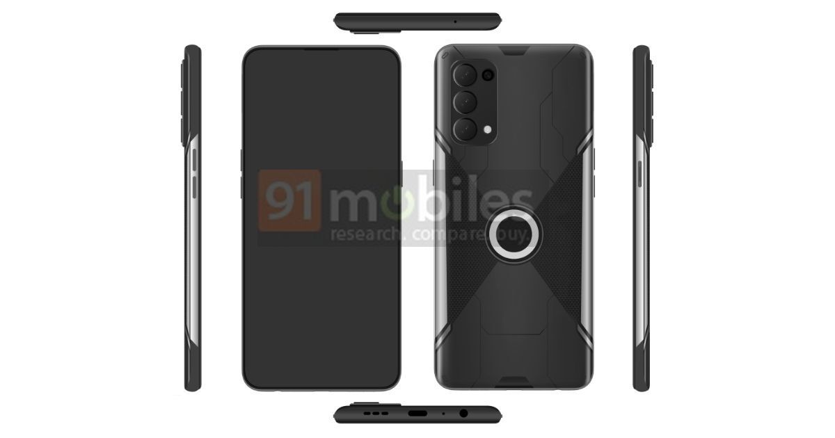 Oppo's gaming phone renders