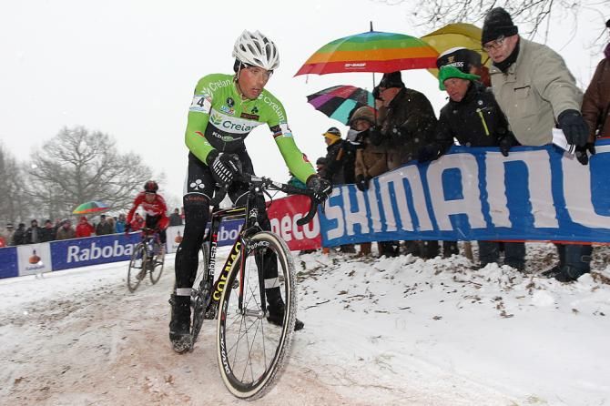 Sven Nys (Crelan-KDL) was annoyed with his timid performance in Hoogerheide
