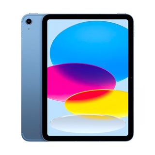 Best tablets for Cricut; an Apple iPad blue