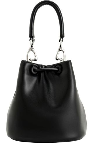 Yulia Faux Leather Bucket Bag