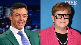 Rory McIlroy and Elton John