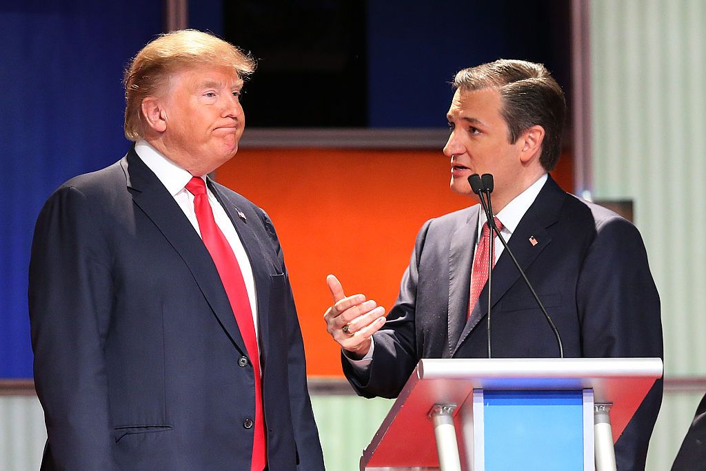 Donald Trump and Ted Cruz