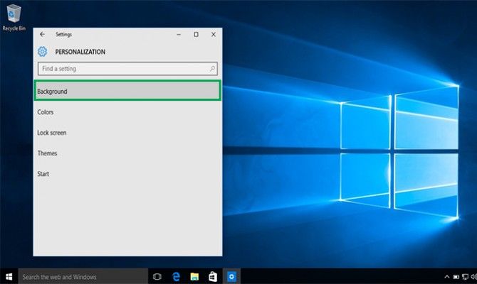 Как изменить фон рабочего стола в windows 10 через cmd