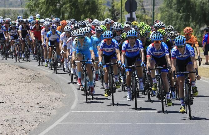 Garmin Sharp controls the race for leader Phil Gaimon.
