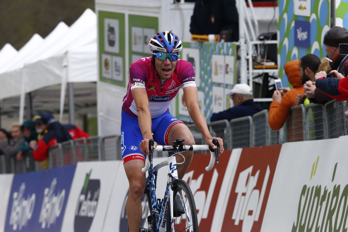 Thibaut Pinot (FDJ) slipped out of the race lead