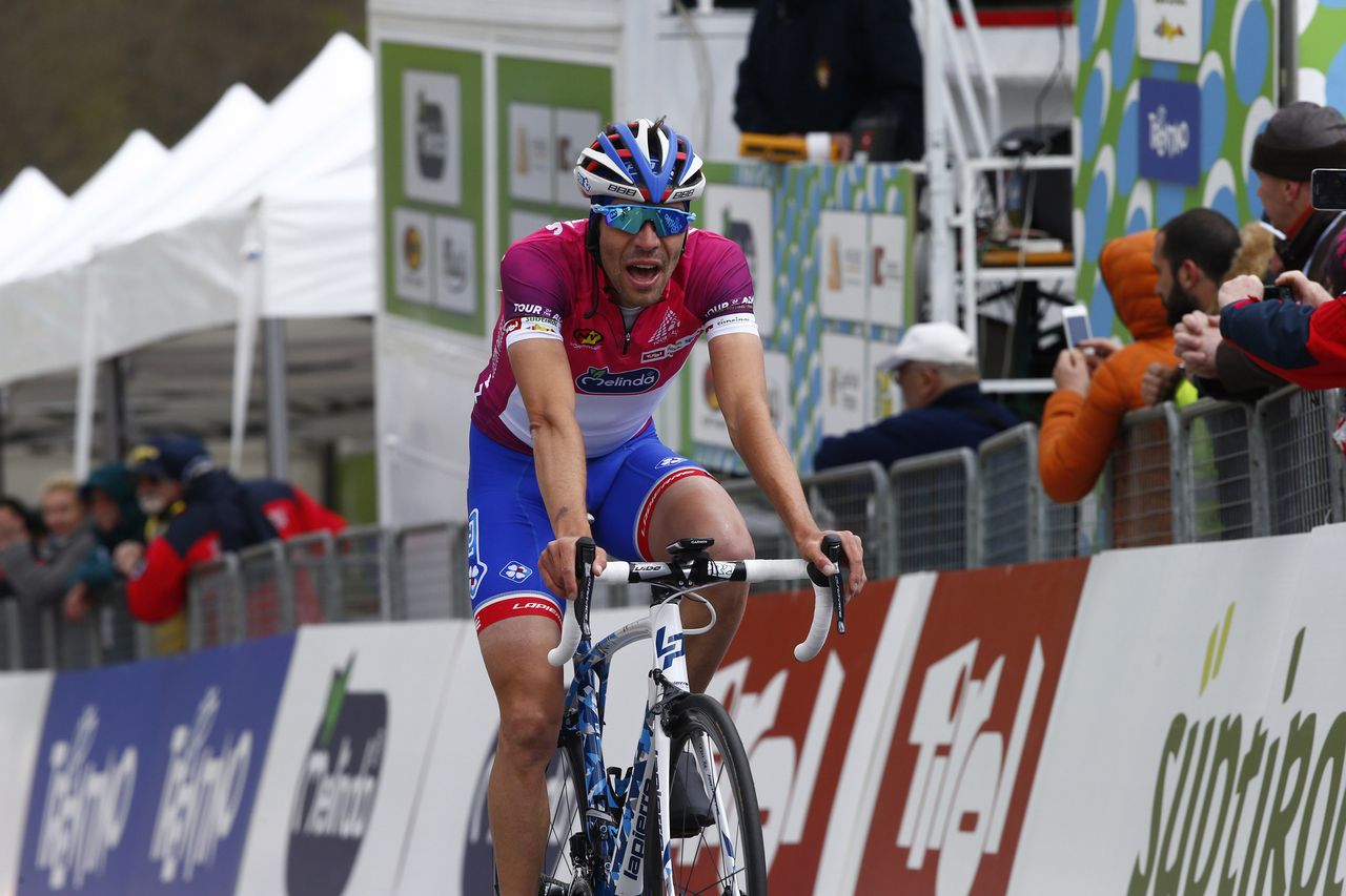 Thibaut Pinot (FDJ) slipped out of the race lead