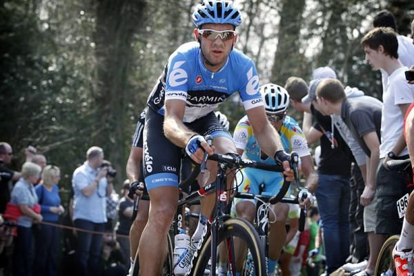 On the Muur van Geraardsbergen.