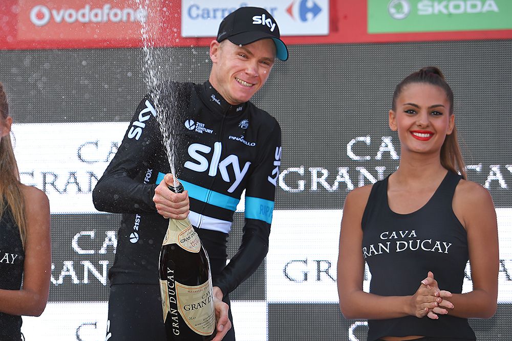 Chris Froome (Team Sky) wins stage 11
