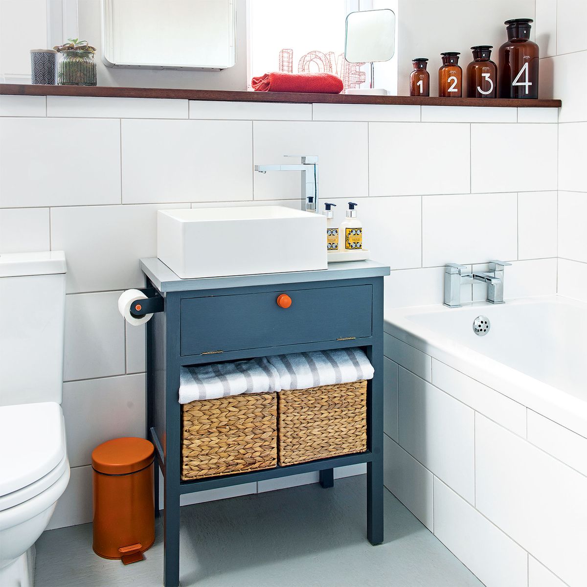 8 Clever IKEA Hacks That'll Make the Most of Your Tiny Bathroom
