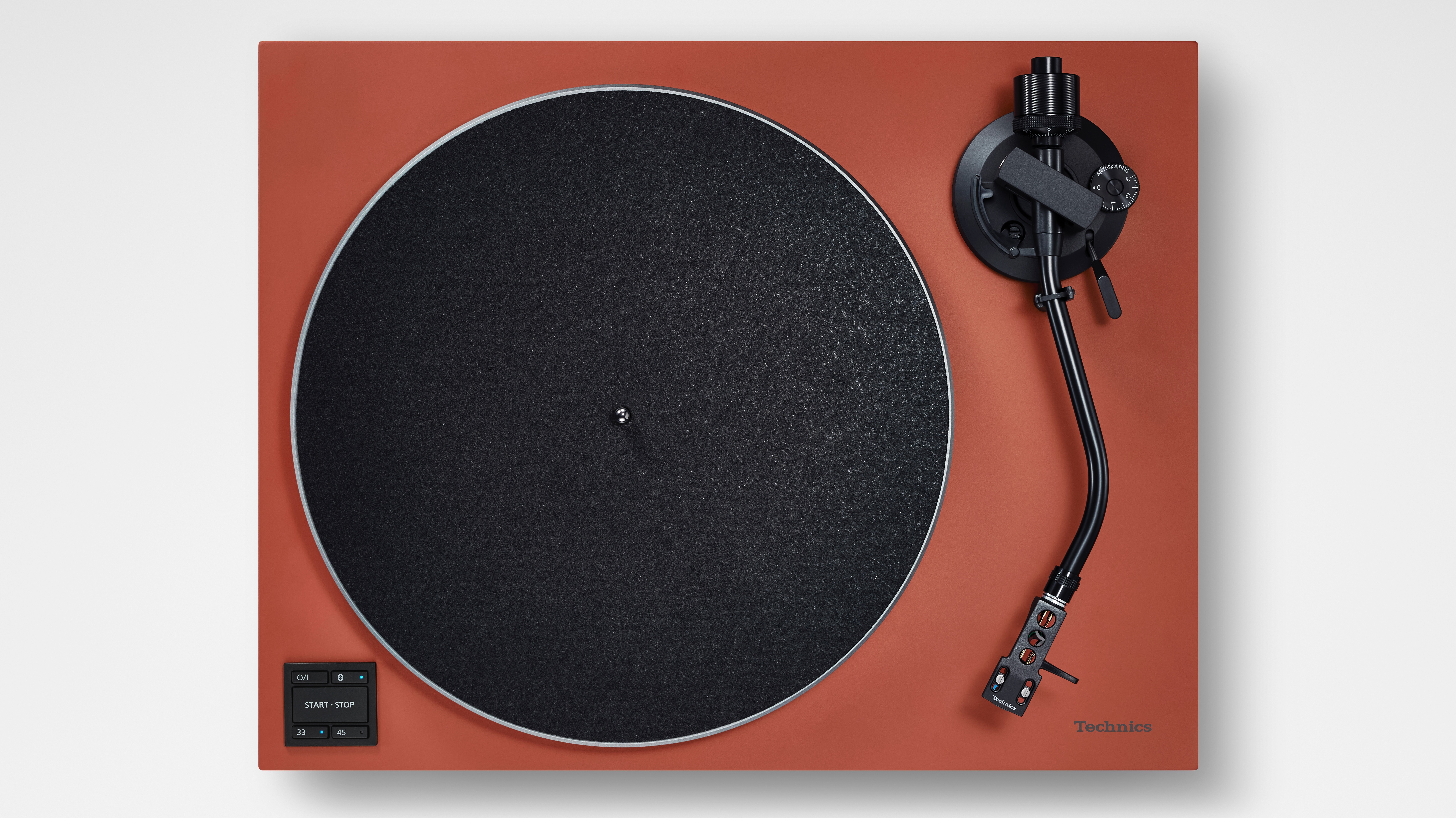Technics SL-40CBT turntable in terracotta finish