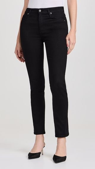 Ag Mari Mid-Rise Slim Straight