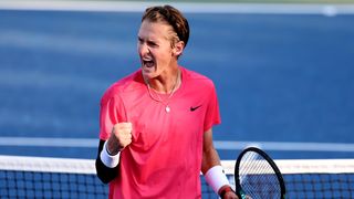 Sebastian Korda during the US Open tennis