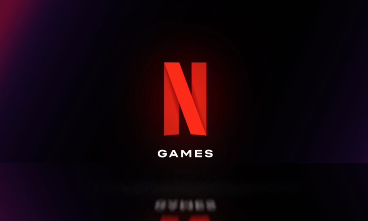 The Netflix Games logo, a red &quot;N&quot; against a black background