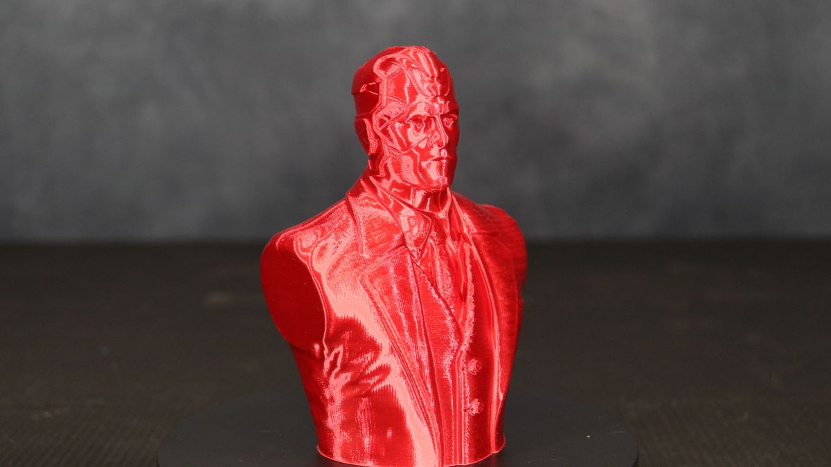 Sunlu Terminator 3 (T3)_ Hex3d bust angled to the left